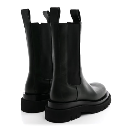 Bottega Veneta Calfskin Women's The Lug Chelsea 55mm Boots 36 Bottle Green