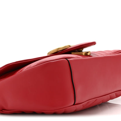 Small Calfskin Shoulder Bag - Red