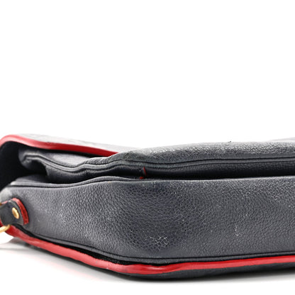 Empreinte Pochette Metis Marine Rouge Handbag