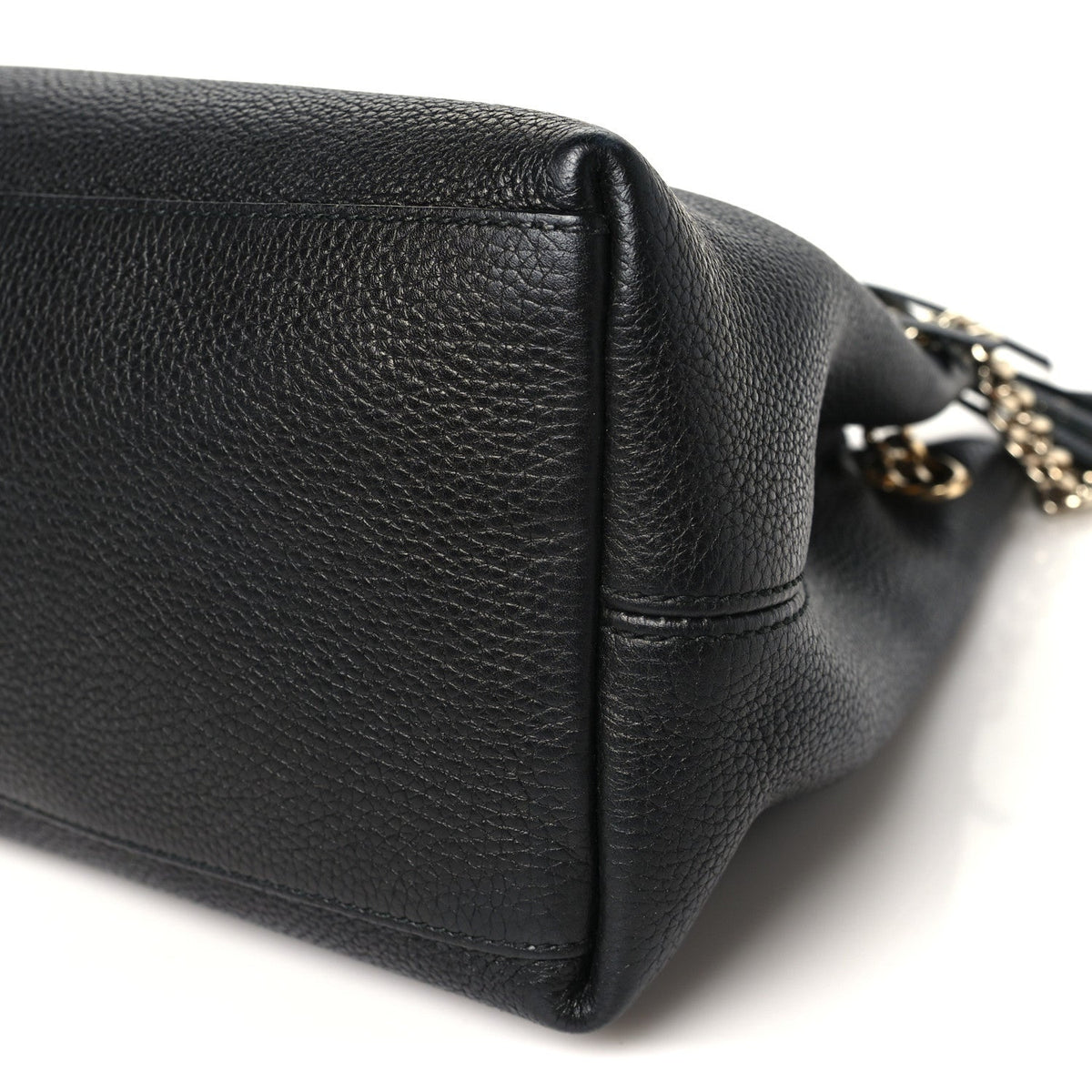 Medium Calfskin Shoulder Bag - Black