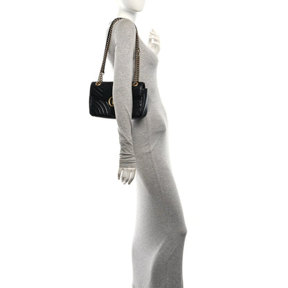 Small Calfskin Shoulder Bag - Black
