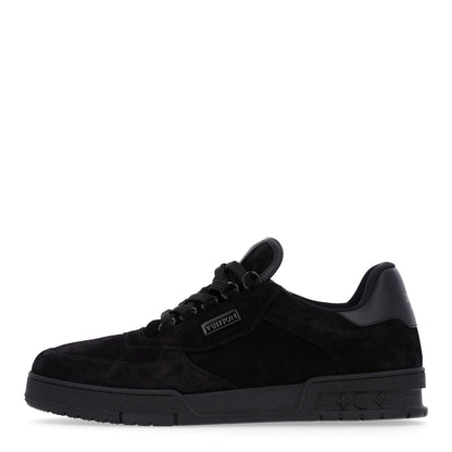 Louis Vuitton Suede Men's Uniform Sneakers 9.5 Black