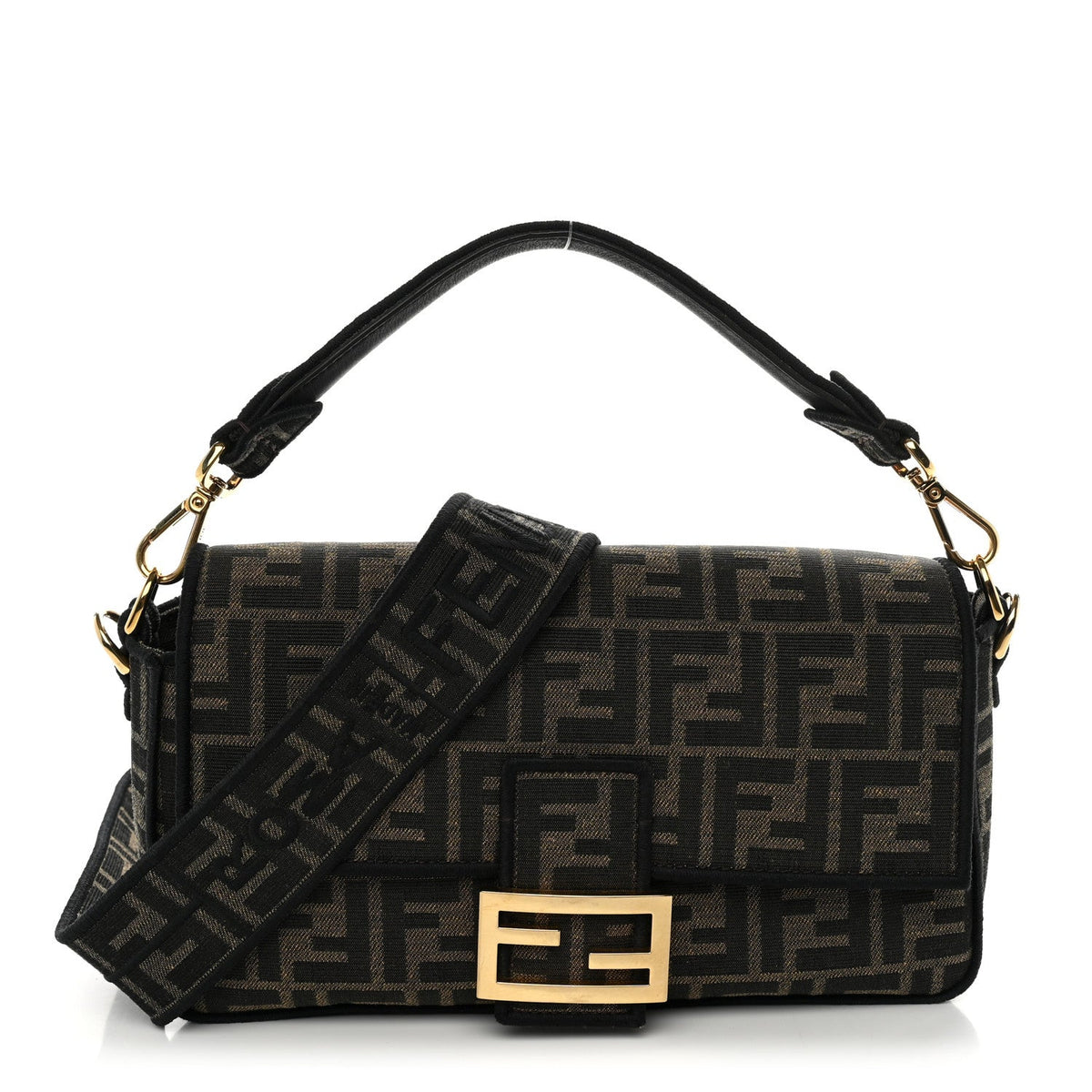 Medium Fabric Handbag - Black