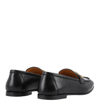 Hermes Calfskin Women's Colette Loafers 35 Black