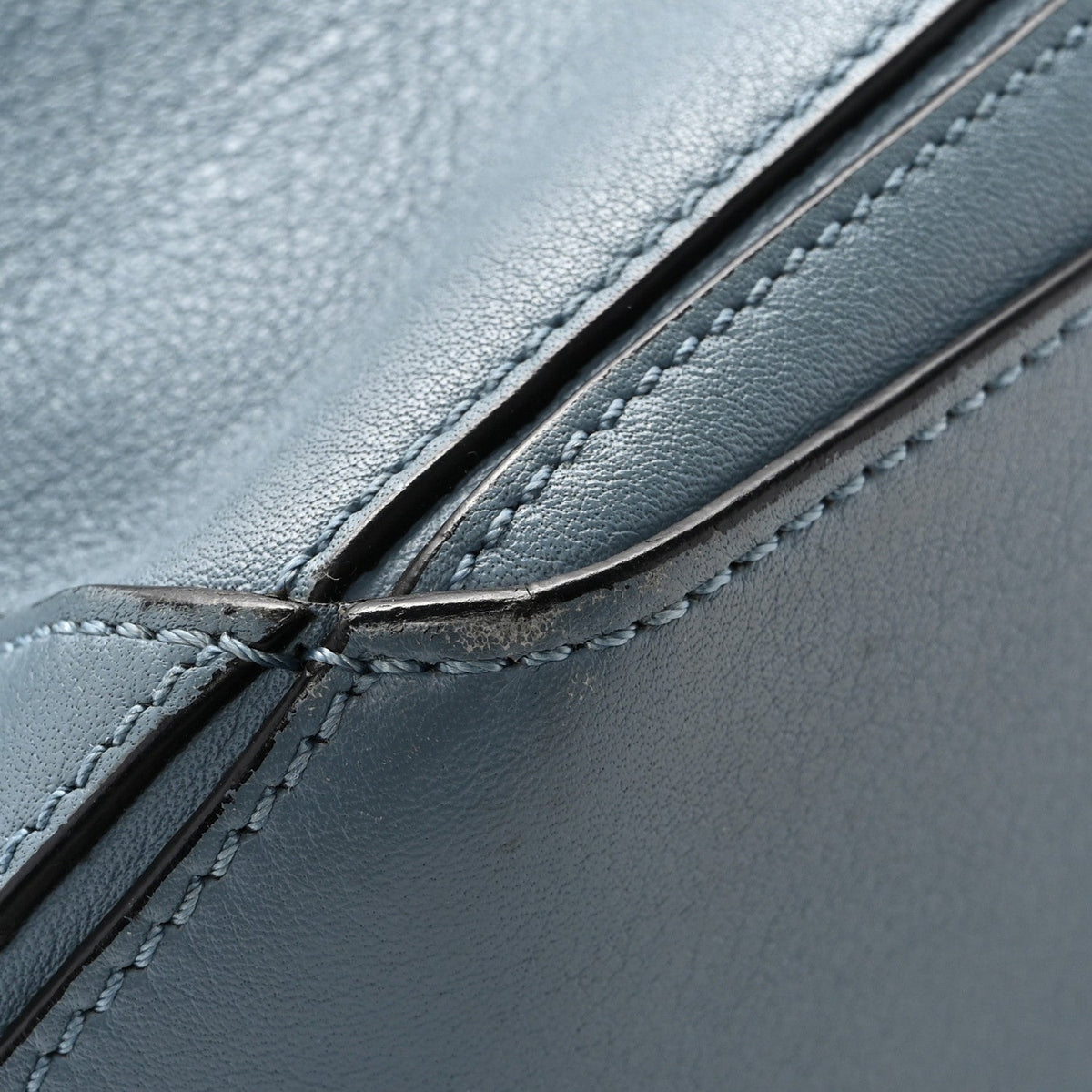 Small Calfskin Handbag - Blue
