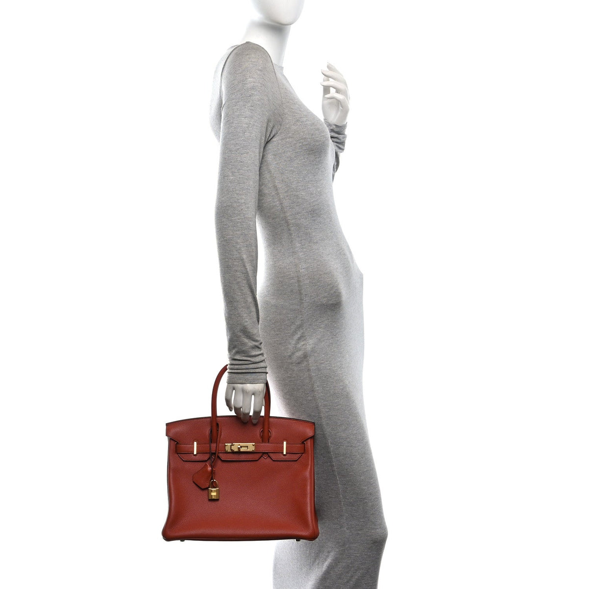 Taurillon Novillo Birkin 30 Cuivre Handbag