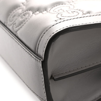 Small Calfskin Shoulder Bag - Grey