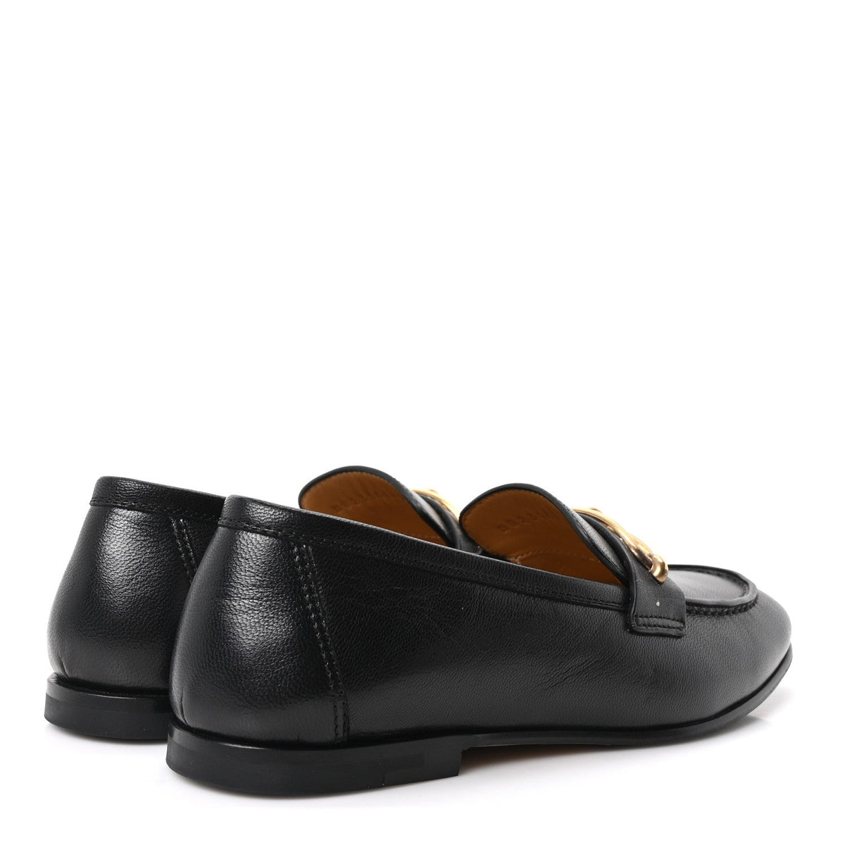 Hermes Calfskin Women's Colette Loafers 35 Black