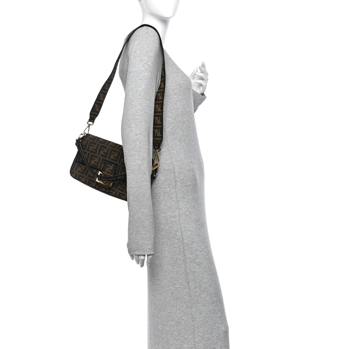 Medium Fabric Handbag - Black