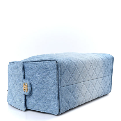 Medium Quilted Handbag - Blue