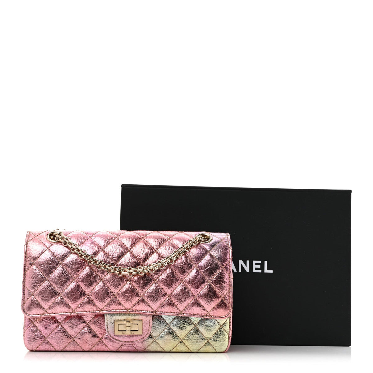 Quilted Goatskin Flap Shoulder Bag