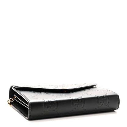 Calfskin Wallet Bag - Black