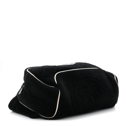 Quilted Belt Bag - Black