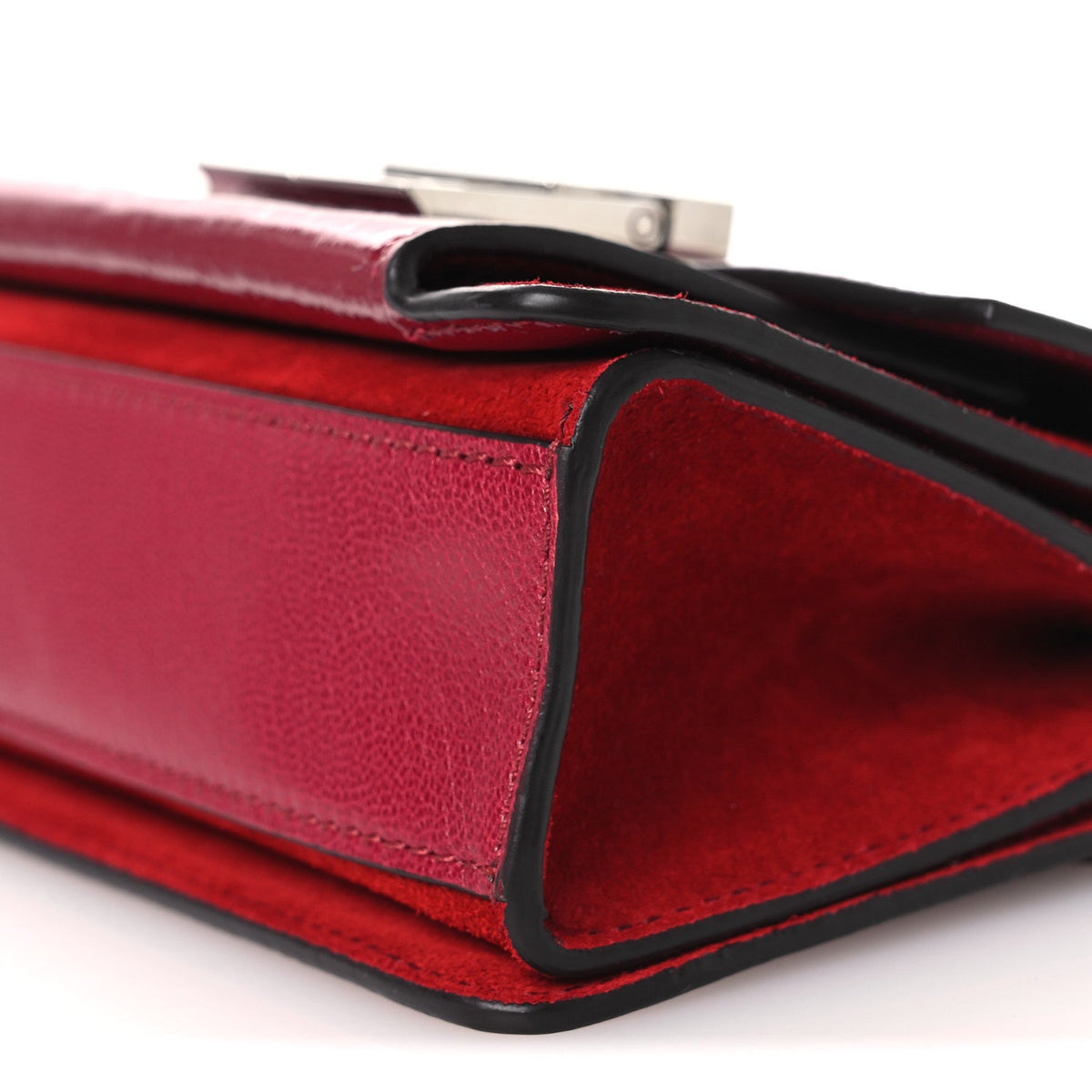 Mini Goatskin Shoulder Bag - Red