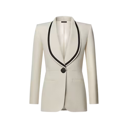 Women's Oversized Button Blazer