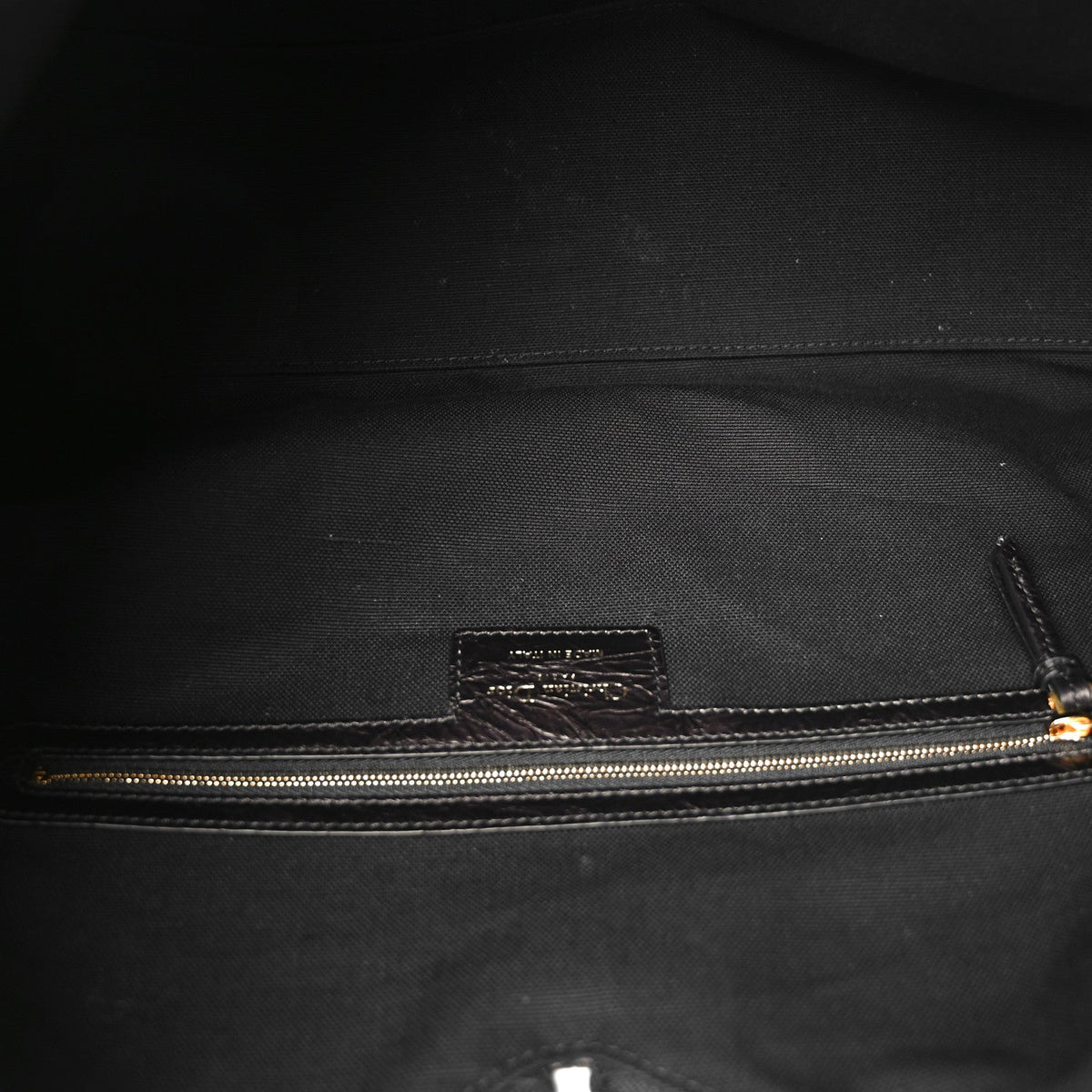 Large Calfskin Handbag - Black
