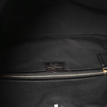 Large Calfskin Handbag - Black