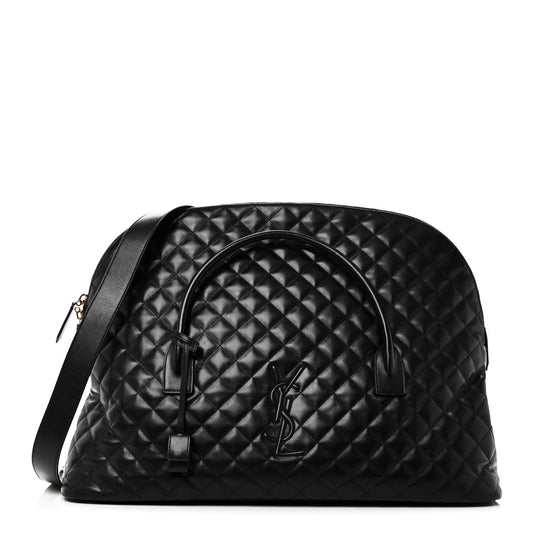 Quilted Calfskin Handbag - Black