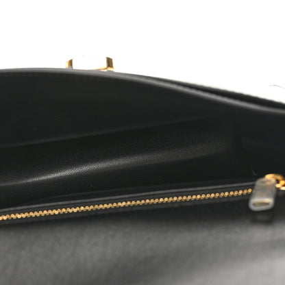 Calfskin Handbag - Black