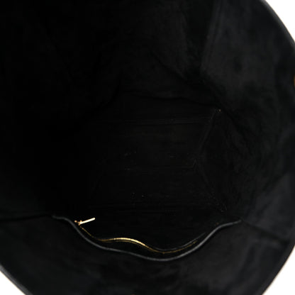 Calfskin Bucket Bag - Black