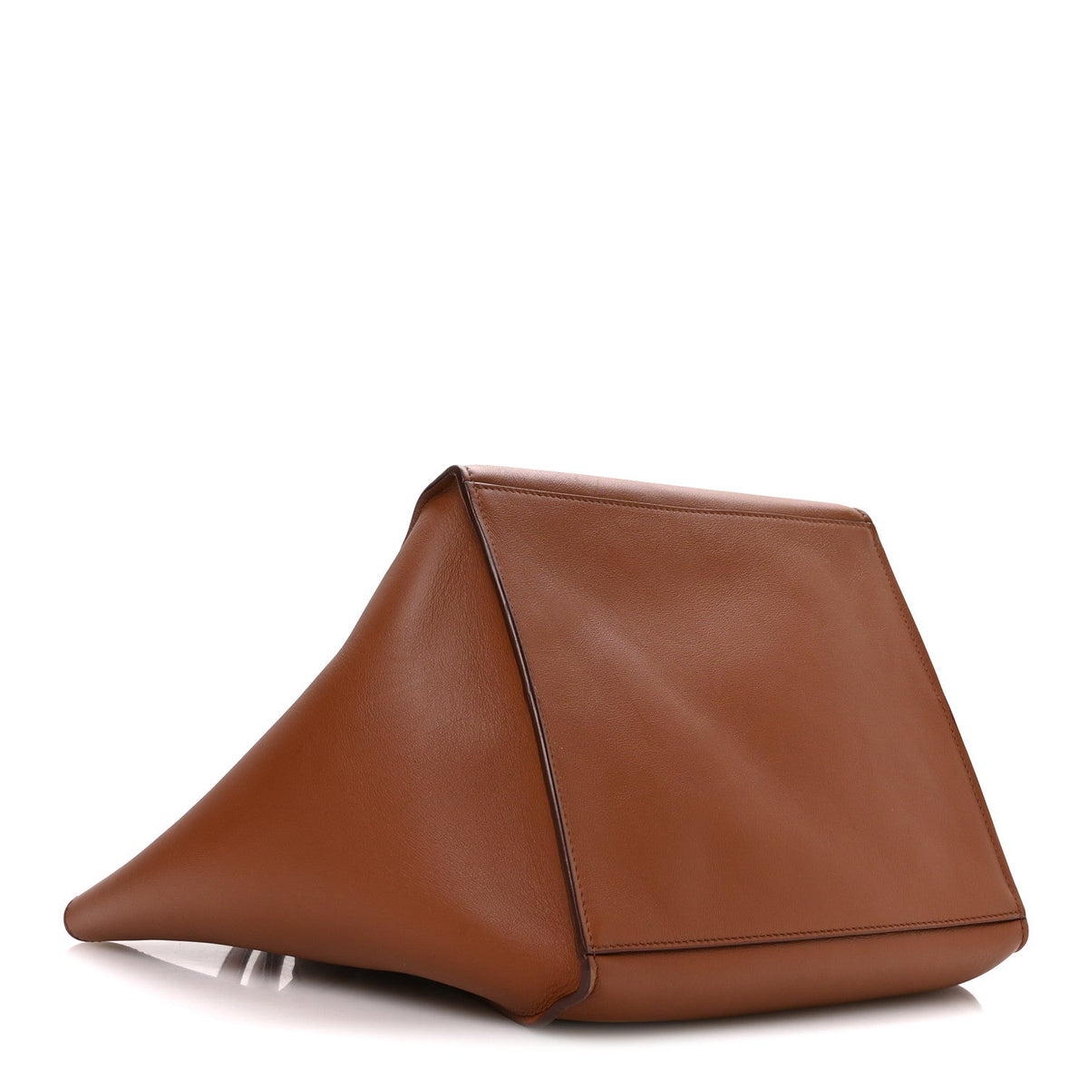 Small Calfskin Handbag - Tan