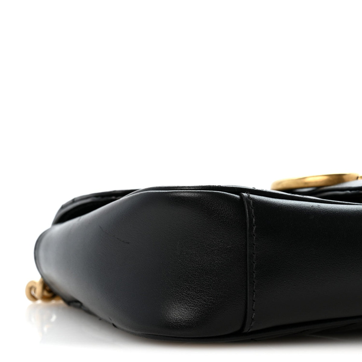 Mini Calfskin Shoulder Bag - Black