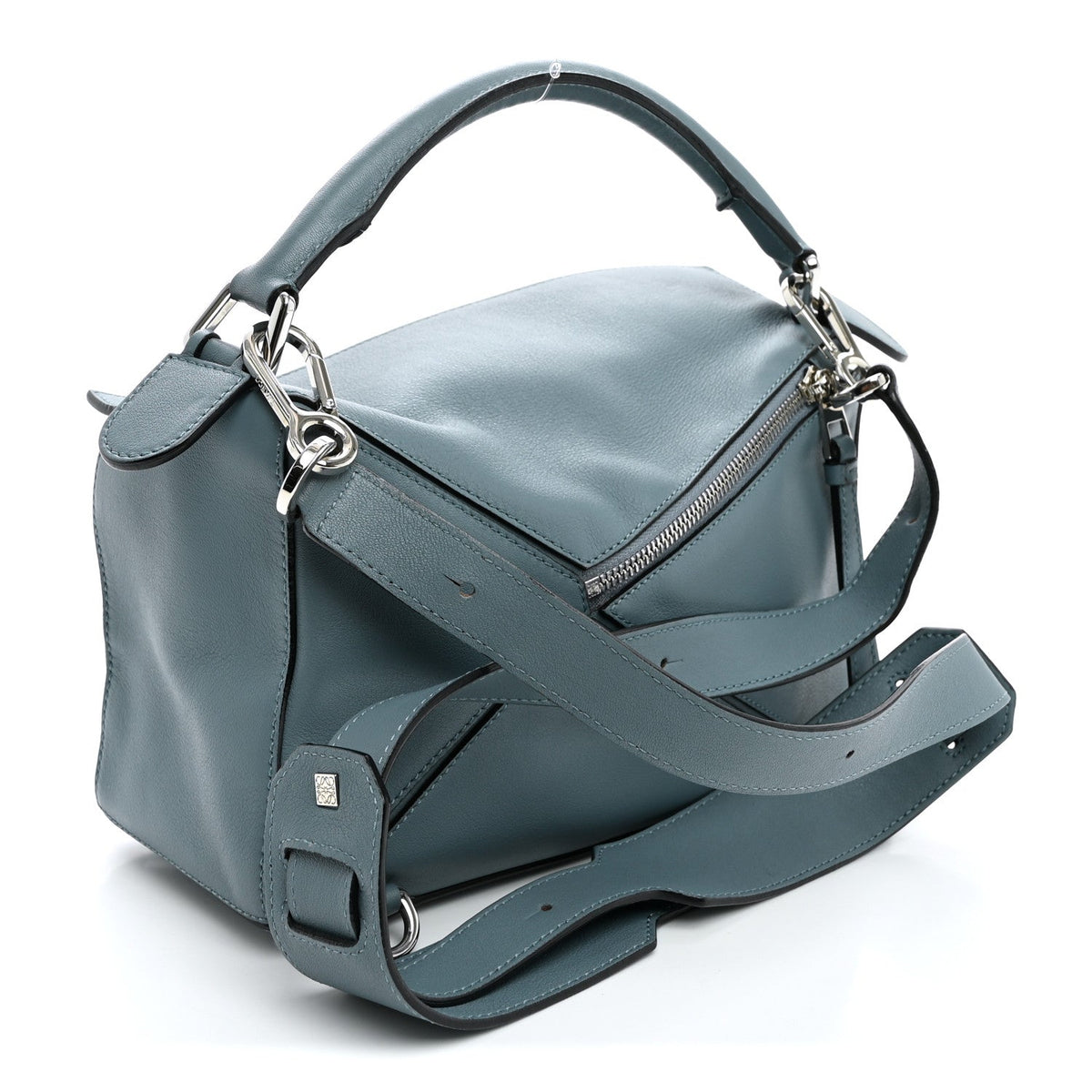 Small Calfskin Handbag - Blue