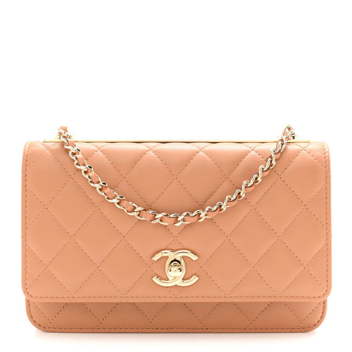 Quilted Lambskin Wallet Bag
