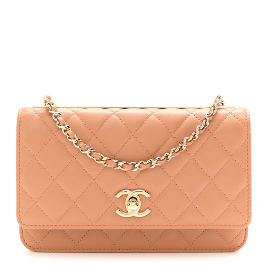 Quilted Lambskin Wallet Bag