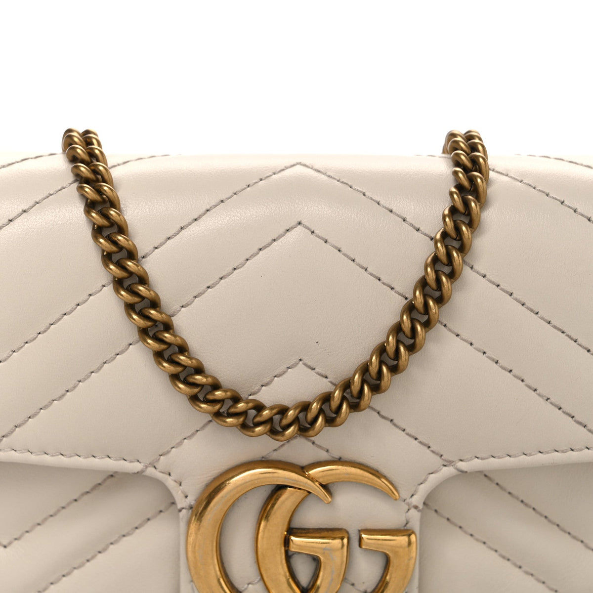 Mini Calfskin Shoulder Bag - White