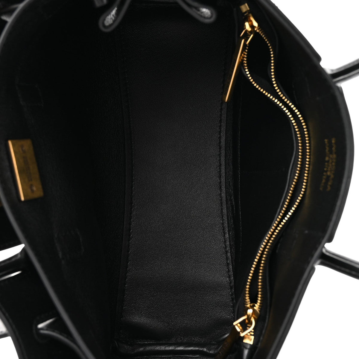 Mini Calfskin Handbag - Black