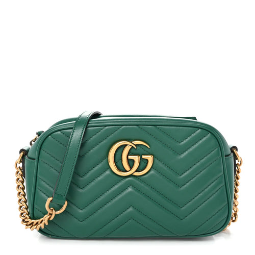 Small Calfskin Shoulder Bag - Green