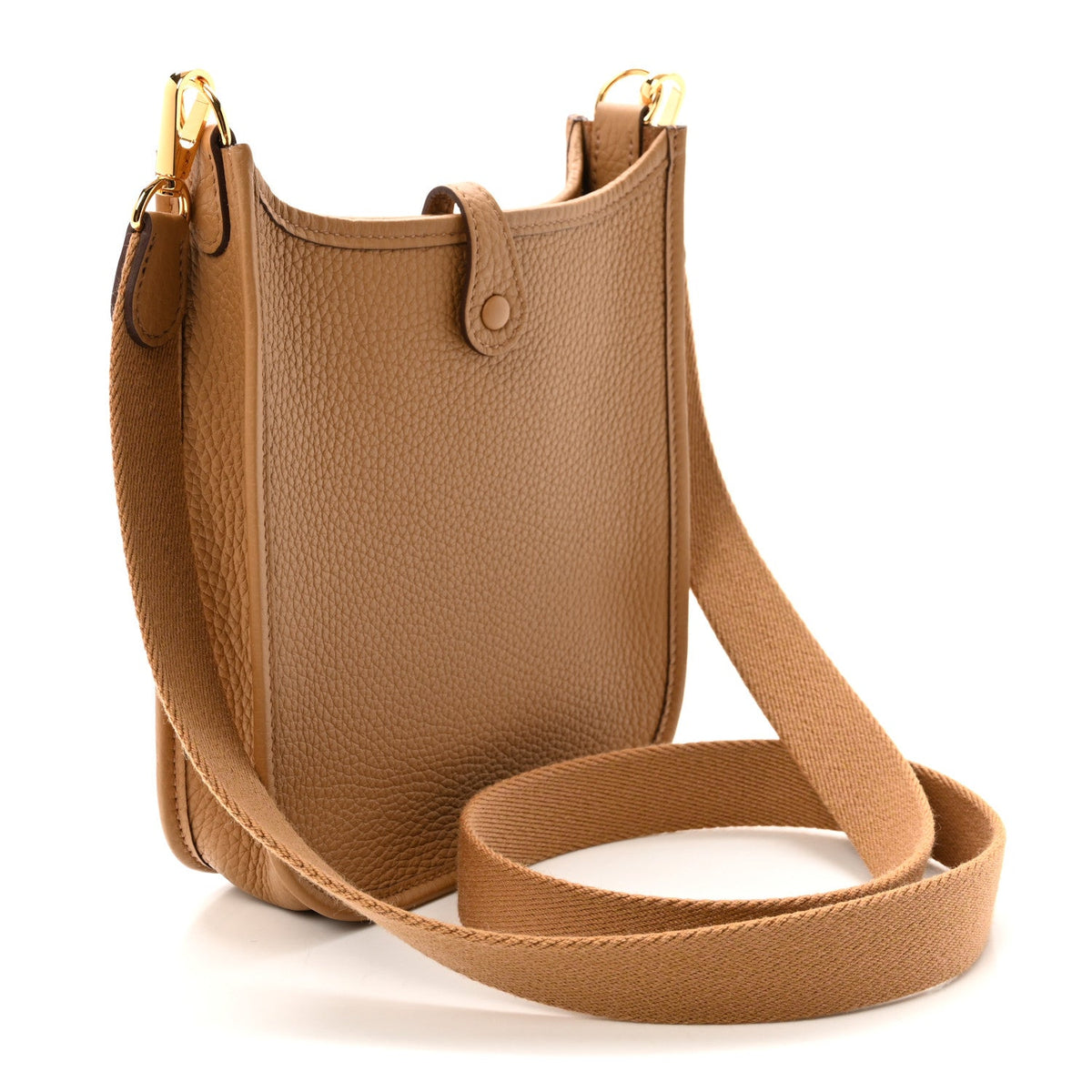 Taurillon Clemence Evelyne Tpm Biscuit Handbag