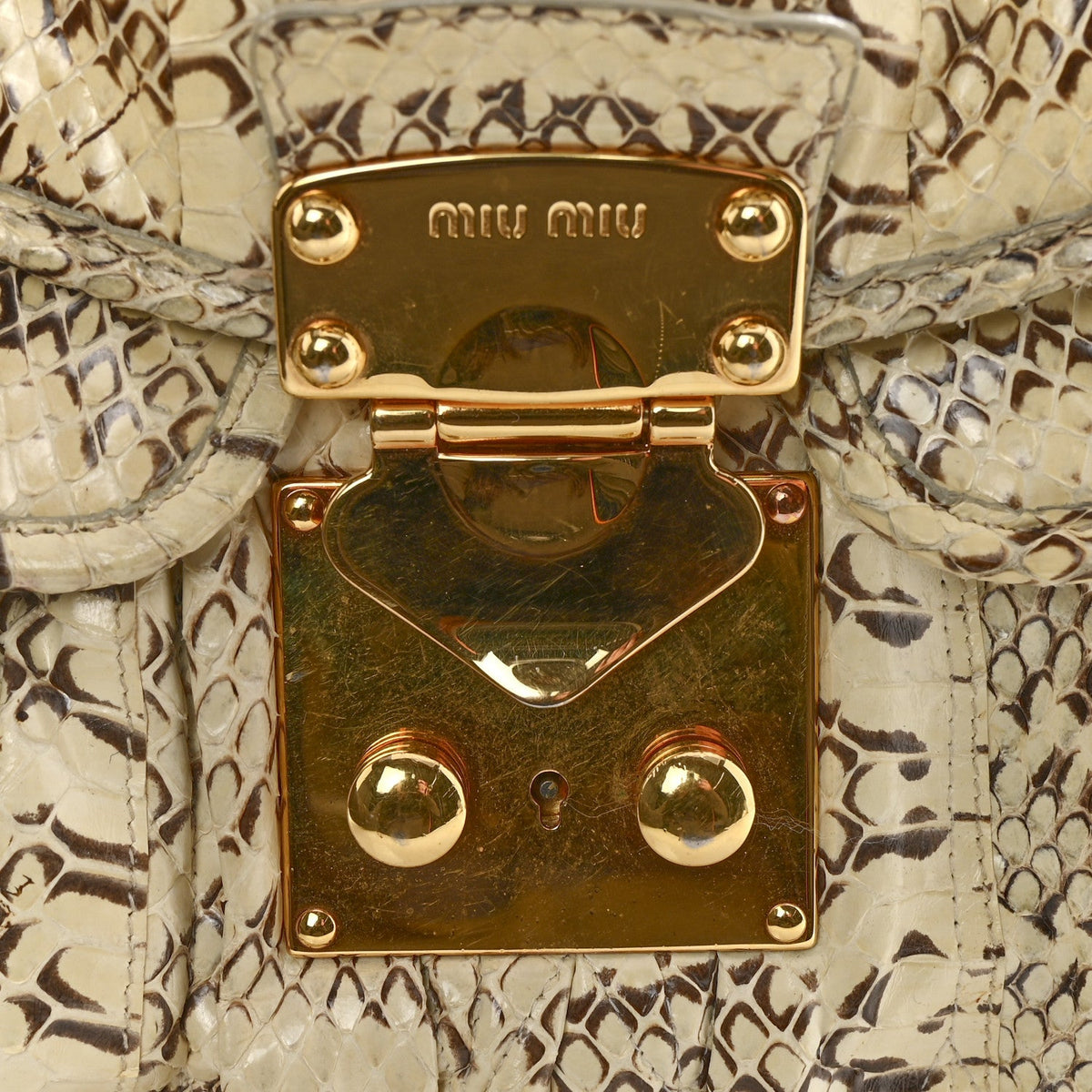 Small Hobo Bag - Beige