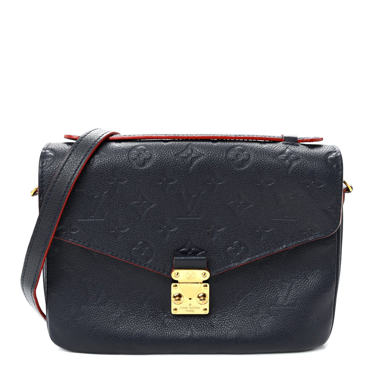Empreinte Pochette Metis Marine Rouge Handbag