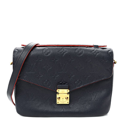 Empreinte Pochette Metis Marine Rouge Handbag