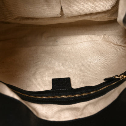 Medium Calfskin Shoulder Bag - Black