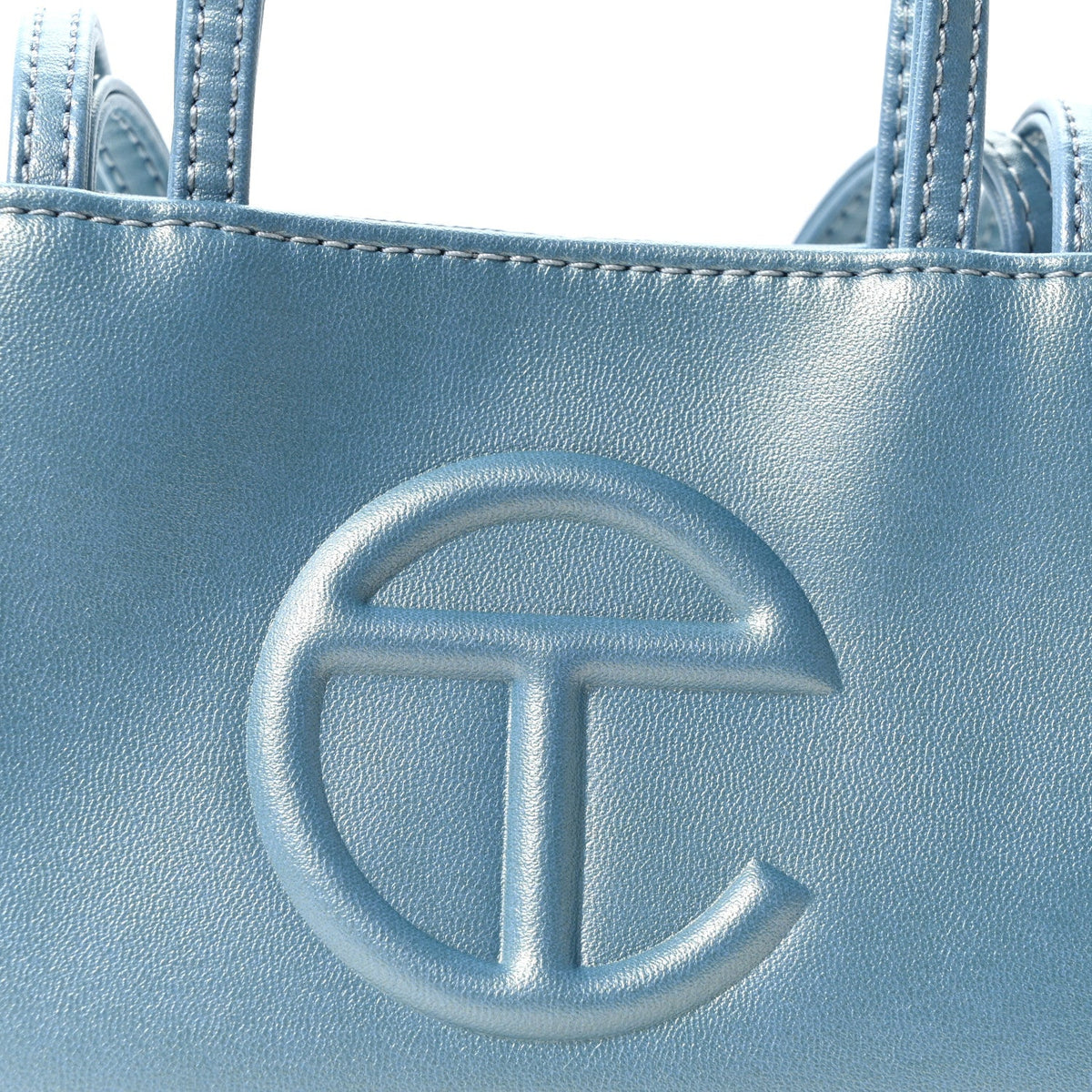 Small Leather Handbag - Blue