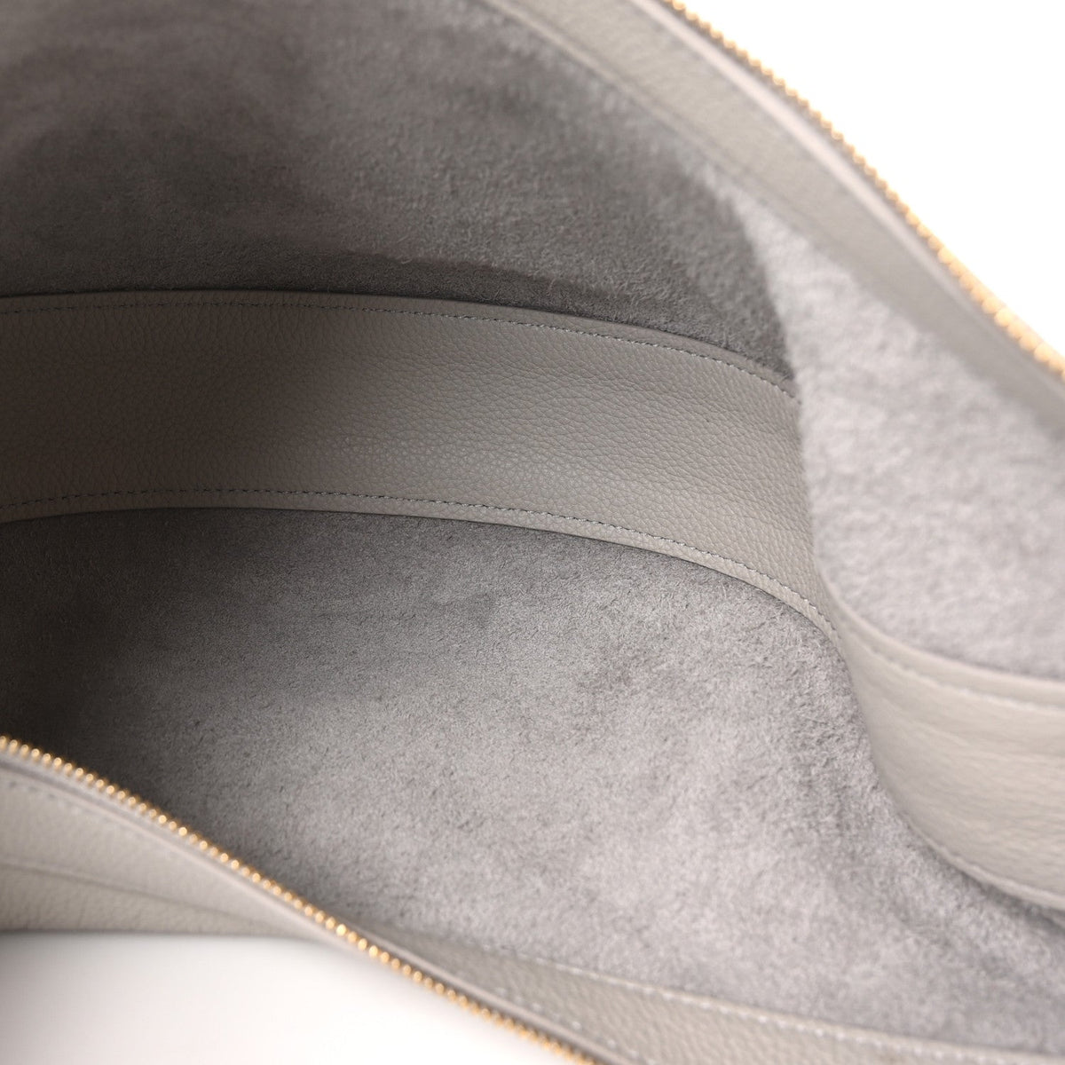 Small Calfskin Crossbody Bag - Grey