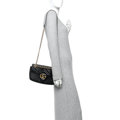 Small Calfskin Shoulder Bag - Black