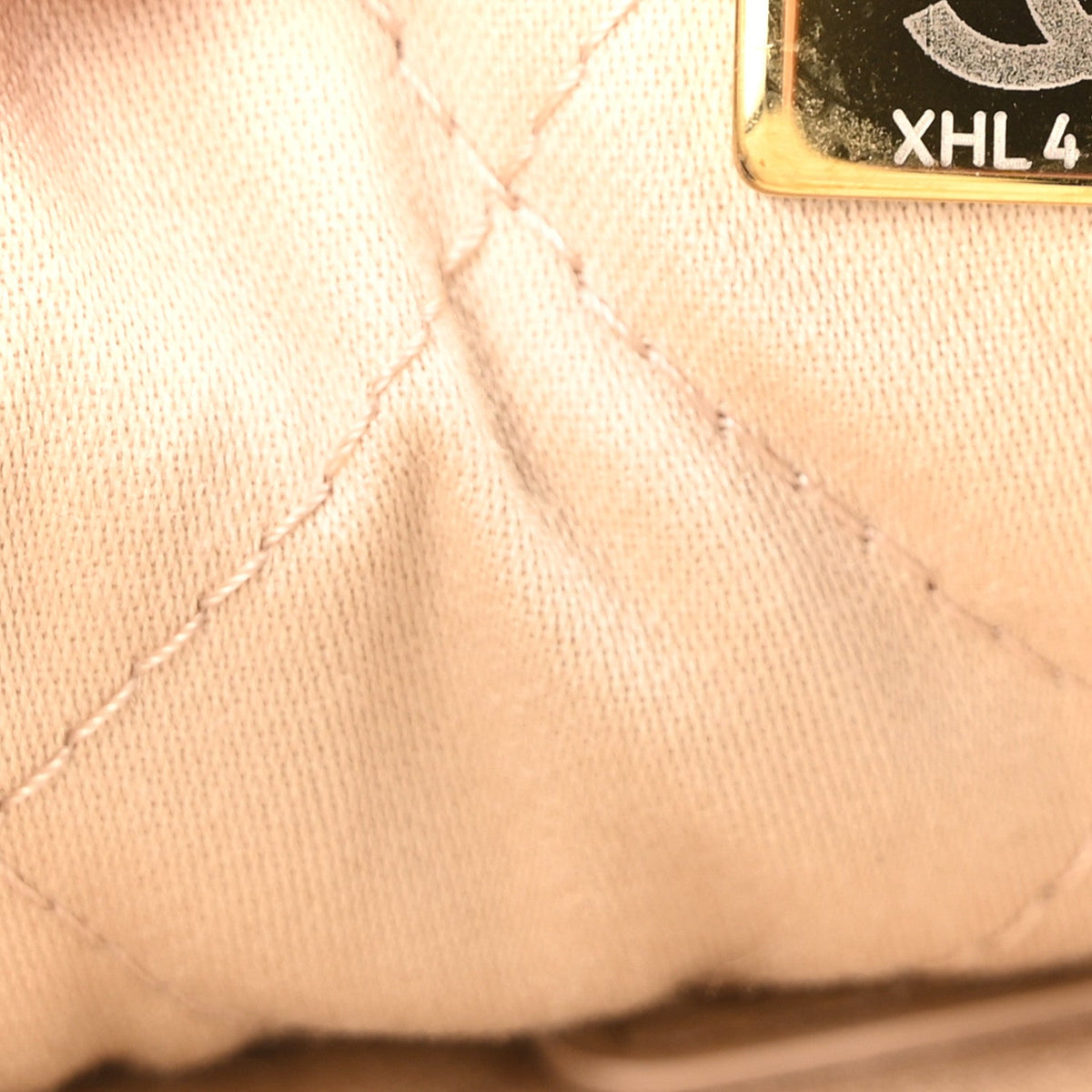 Small Quilted Calfskin Handbag - White