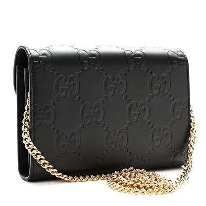 Calfskin Wallet Bag - Black
