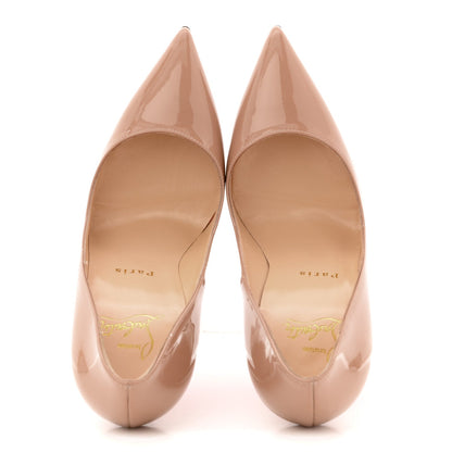 Christian Louboutin Patent Women's So Kate 120 Pumps 36 Nude