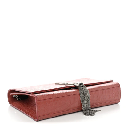 Medium Calfskin Satchel Bag - Pink