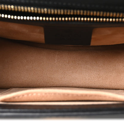 Small Calfskin Shoulder Bag - Black