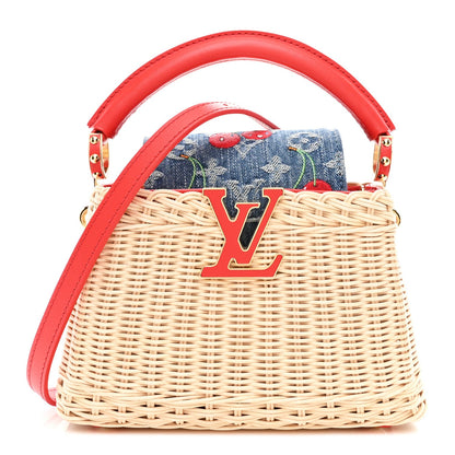 Mini Calfskin Handbag - Tan