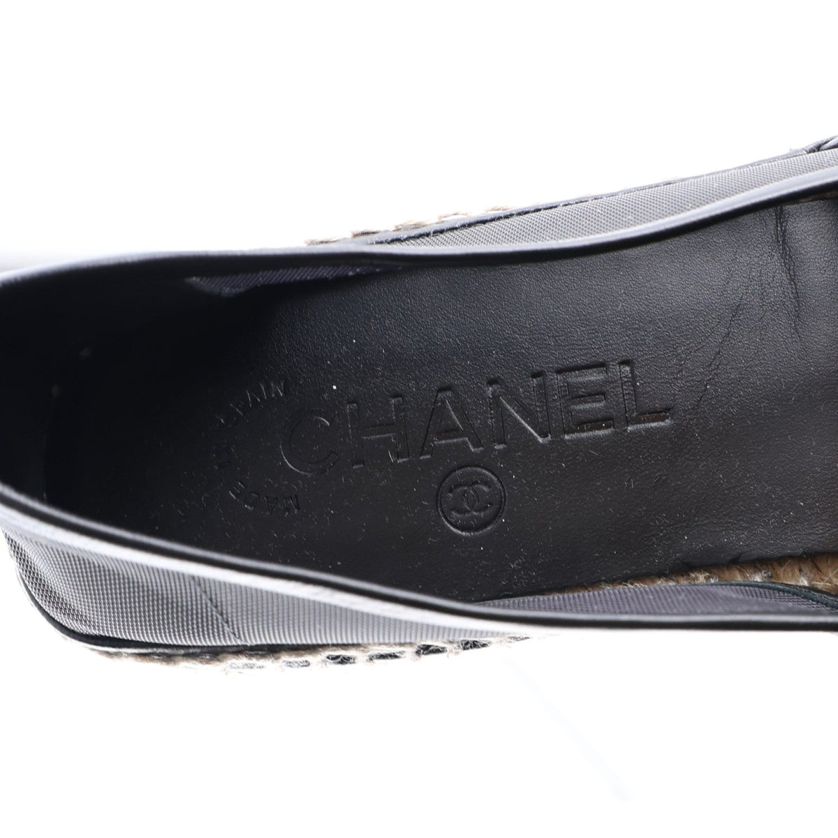 Chanel Mesh Grosgrain CC Women's Espadrilles