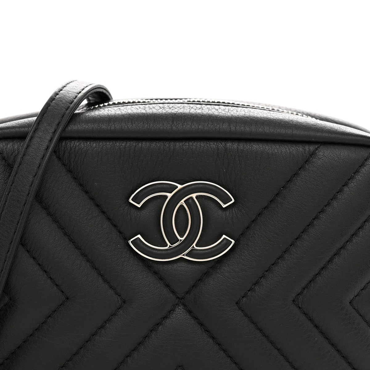 Quilted Calfskin Handbag - Black