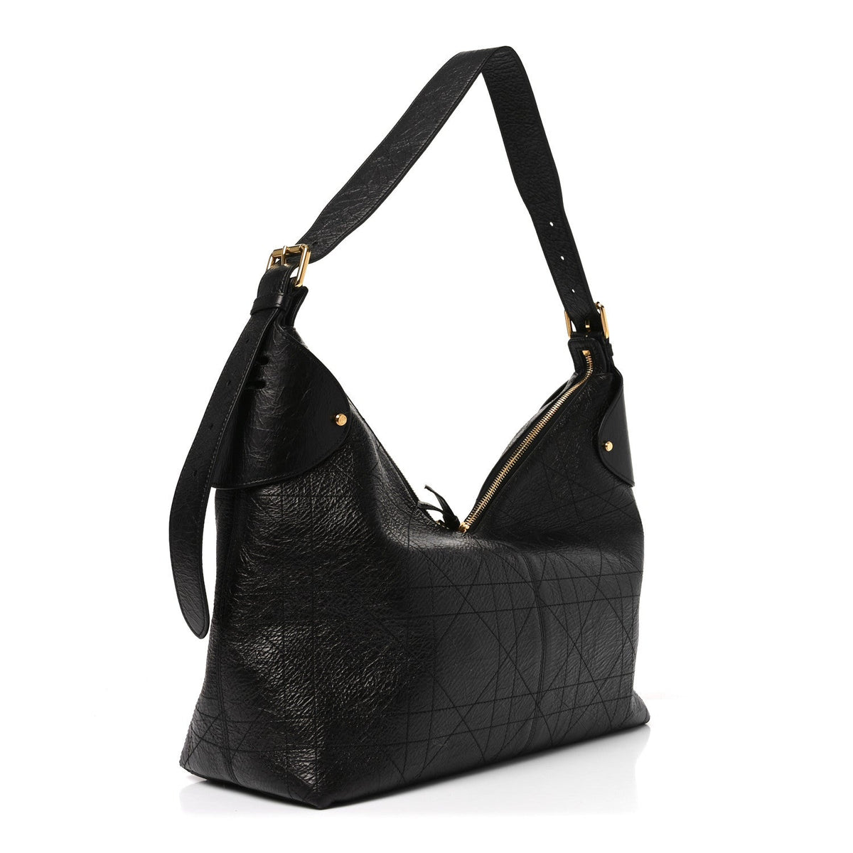 Large Calfskin Handbag - Black