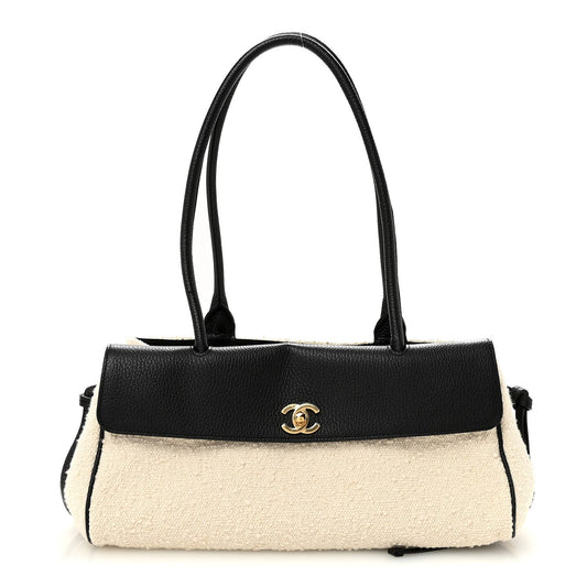 Small Calfskin Handbag - Black